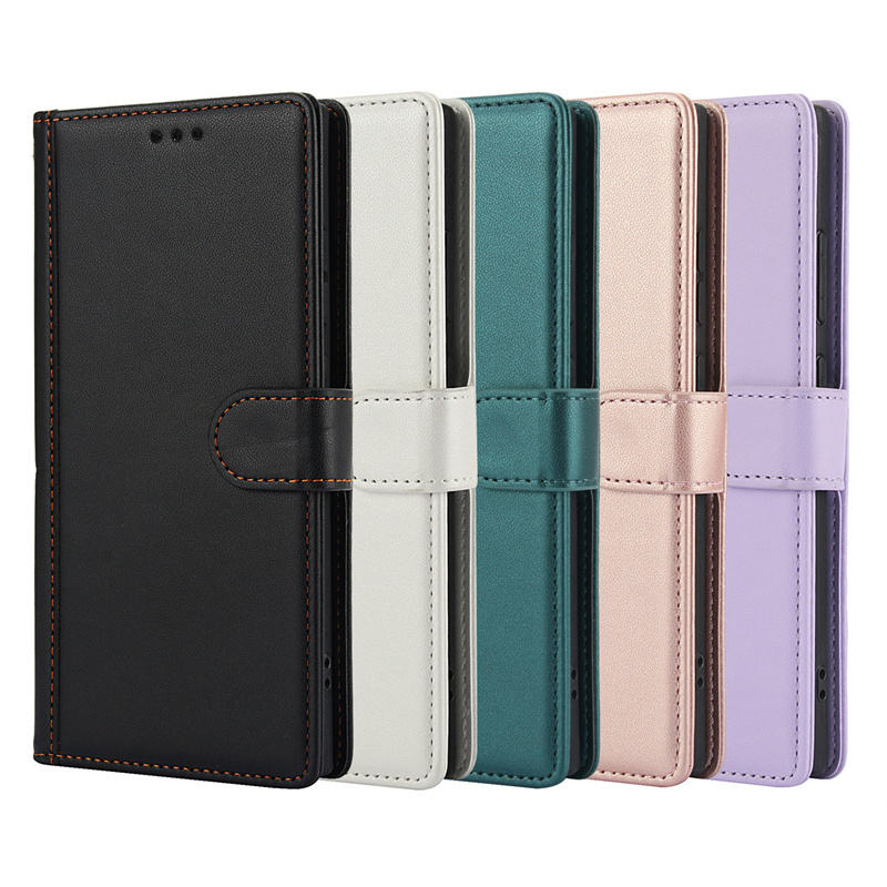 (#499) 삼성 S26 Ultra, S25, S24, S23, S22, S21, A15, A16, A17, A35, A55용 럭셔리 PU 가죽 다중 카드 슬롯 지갑형 휴대폰 케이스, 랜야드 포함
